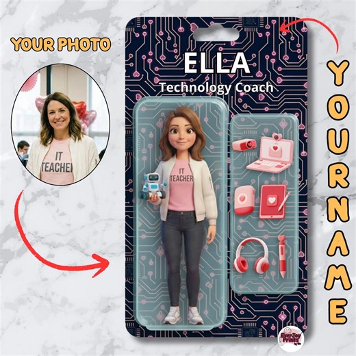 Custom 3D Cartoon Portrait: Personalized Tech Coach Figure Gift in 24–48 Hours - Etsy Australia