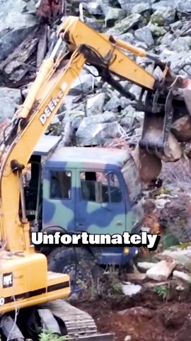 Building a road to my mountain with a 6x6 dump truck