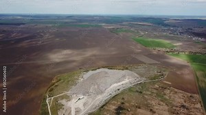 City dump. A huge garbage dump. Lots of plastic, waste garbage at landfillsite. Ecology pollution concept