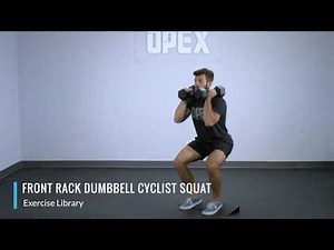 Front Rack Dumbbell Cyclist Squat