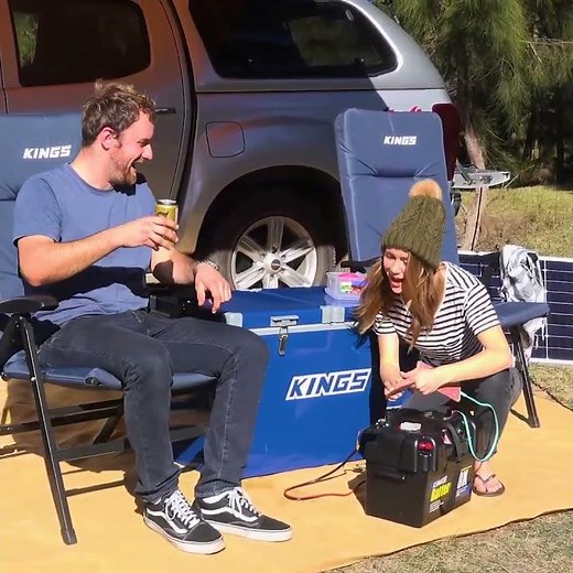 Run your Adventure Kings Fridge with the battery box!