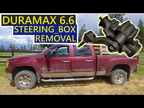 STEERING BOX REMOVAL: CHEVROLET SILVERADO HD / GMC SIERRA HD - Duramax 6.6 Diesel // 4K