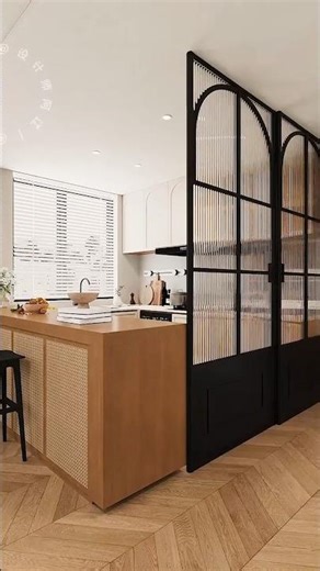The right way to design a semi-open kitchen