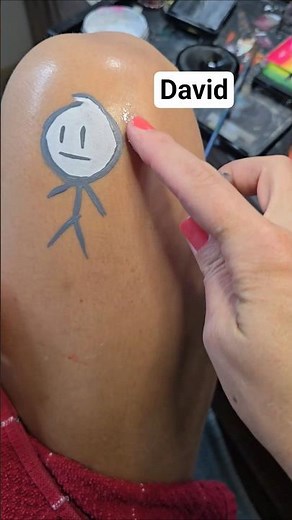 Here's a painting of David from BFDI! #bfdi #bfdia #objectshow #facepainting #facepaint ##spfxmakeup