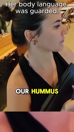 Her body language was closed off. She clearly preferred her space. #GuestExperience #ServiceWithRespect #HospitalityFirst #ReadingTheRoom #PeopleFirst