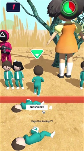 Squid Game😱 Stop or Die Gameplay💀 #shorts