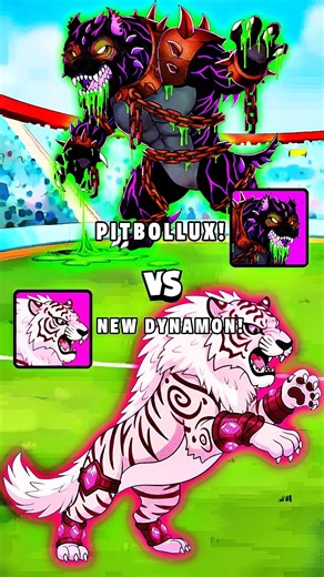 Sybertyga vs Pitbollux 😱 Battle In Dynamons World||#dynamonsworld#dynamon#newdynamon#shorts#2026