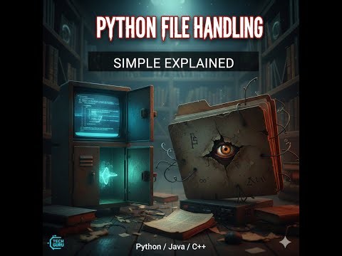 FILE HANDLING IN PYTHON | SIMPLY EXPLAIN| PYTHON HINDI