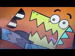 Eagleator flips Hawkodile over and Unikitty gets super angry