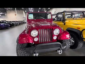 1983 Jeep CJ-7 Renegade Custom Fuel-Injected 304 CI V-8 Convertible