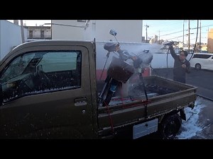 【カブ on 軽トラ】2台同時に洗車してみた