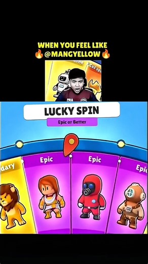 Finally I Got My Fav rarest Skin In Stumble Guys 😯 0000000000000.1% Chance To Get the Beast Skin 🤕