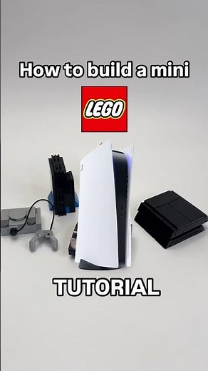 How to build a mini LEGO PS5 Tutorial 🎮 #legomoc #legotutorial #ps5