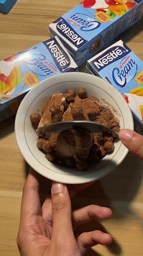 DIY Milo Ice Cream Recipe | Nestle All Purpose Cream