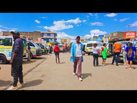 Nyahururu Town Kenya 🇰🇪 | Beautiful Streets, Markets & Local Life | 4K Walking Tour