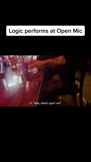 Logic Performance at Open Mic Event