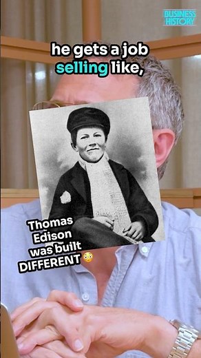 The Crazy Childhood of Thomas Edison 😲 | Business History #podcast #entrepreneur