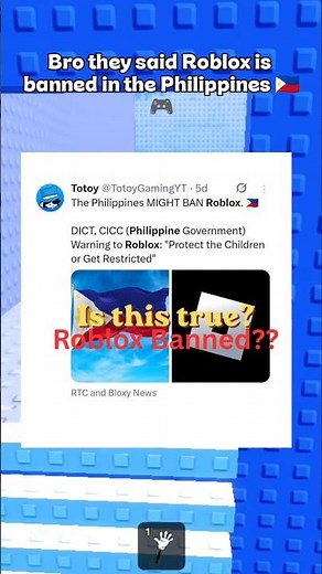 I Thought Roblox Was BANNED in the Philippines… 😱