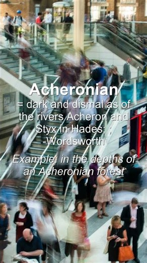 Word of the Day: Acheronian #Shorts