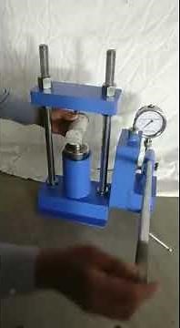 Point load Index Tester #rocktesting #civilengineering #working #installation #demostration