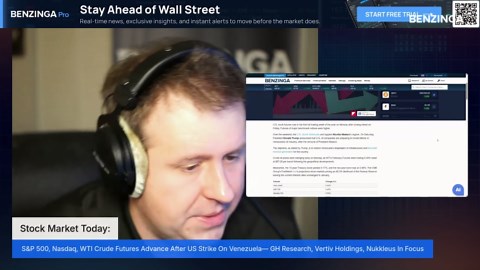 Stock market today: S&P 500, Nasdaq futures rise, WTI fluctuates following US strike on Venezuela—GH Research, Vertiv Holdings, Nukkleus in focus