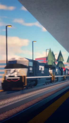 NS 350 with an ACC Duo, A CN Tier 4, A UP Gevo, and a CN SD75I on Roblox Generation Trains