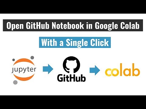Two simple ways to open a GitHub notebook in Google Colab