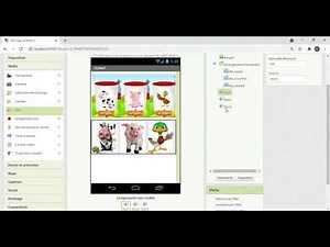 Exercice Son animal App inventor تمرين صوت الحيوان