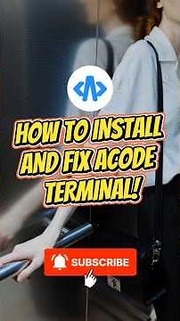 How to install and fix acode editor embed Terminal.