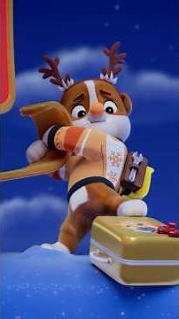 Rubble makes a ruff ruff Christmas rescue! 🎄 #shorts