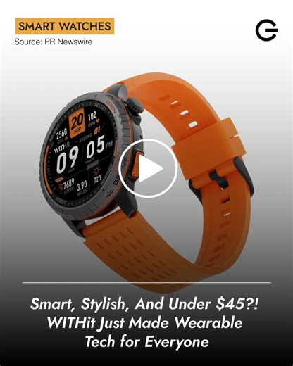 GEEK OF CHIC® | Wearables. Life. News. Reviews. on Instagram: "Hey Geeks — affordable smartwatch glow-ups have officially landed at Walmart! ✨ WITHit, dubbed America’s #1 wearable tech accessory brand, just dropped two brand-new smartwatches — the Zetta and the DYO — and they’re giving premium smartwatch vibes without the premium price tag. The Zetta is your sporty, bold go-to — think bright orange band, AMOLED touchscreen, health and fitness tracking, and rapid magnetic charging that keeps up w