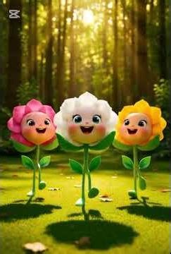 🌸 Dancing Flower-Babies – Cute & Playful! 🌼