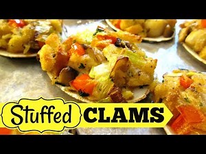 Stuffed Clams with Bay Scallops - Speedy Cooking Videos - PoorMansGourmet