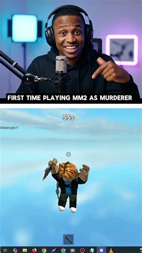 I got Freezed out in the Sky as a Murderer in Roblox MM2😭 #mm2 #robloxshorts #shorts #roblox #viral