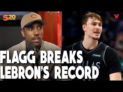 Jeff Teague REACTS to Cooper Flagg BREAKING LeBron James’ RECORD for most points as an 18 year old