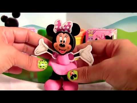 ClayBuddies Mickey Mouse Clubhouse with Minnie Mouse Play-Doh Surprise Eggs Huevos Sorpresa
