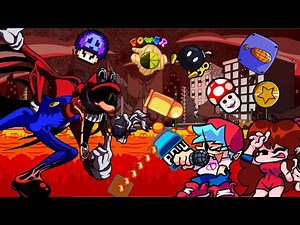 All Stars But There's Too Many Mechanics (PLAYABLE) - FNF Mario's Madness V2