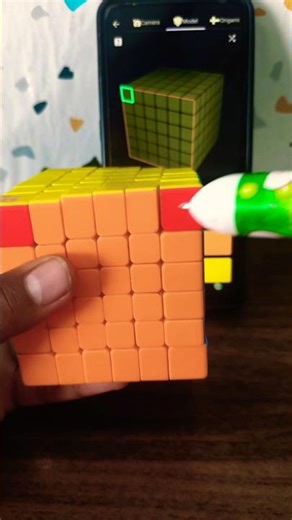 6y6 cube me asan se solve 😱😳 #viral #cube #shorts