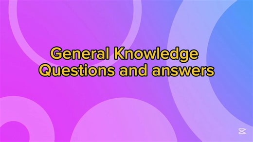 General Knowledge Questions and answers 09