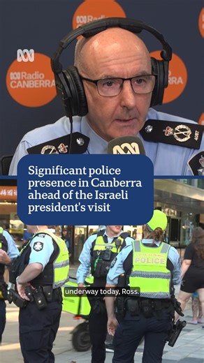 Police in the ACT say they have increased resources ahead of the planned protests, marking the Israeli President's visit to Canberra. Hundreds of Canberrans marched in protest on Monday night against Isaac Herzog's four-day visit to Australia, with another protest expected today when he arrives in the capital. ACT Policing says they'll have a highly visible and significant presence, particularly in and around the Parliamentary Triangle. Get the news that matters to you straight from the source. 