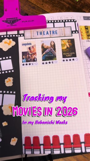 Loving My Hobonichi Weeks Movie Setup