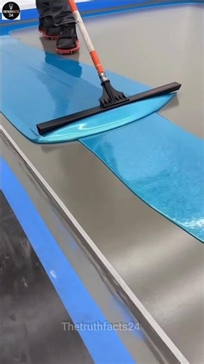 "Epoxy Flooring Paint తో మీ Floor కి Shiny New Look ✨ | DIY Floor Makeover"#epoxy #painting #shorts