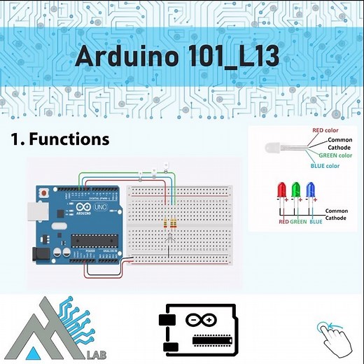 27 reactions | Arduino 101 _ L13: Function . . . . Please follow my page @akramslab for more awesome contents  . . . #akramslab #arduino #arduinouno #arduinotutorial #arduinoprojects #arduinosimple #tips #tricks #hint #easy #hack #hacker #hacking #coding #coder #programming #developer #board #electronics #electrical #engineer #engineering #mechanical #education #learning #learn | Akram's lab | Facebook