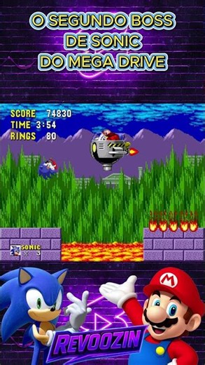 O segundo Boss de Sonic do Mega Drive Gameplay #shorts #gameplay #games #retro #retrogaming #jogos