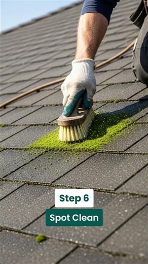 Thinking about cleaning your roof shingles? 🏠