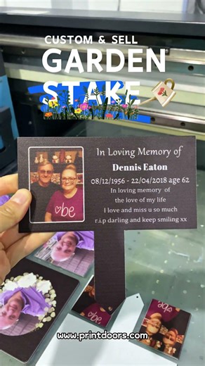 Custom Metal Garden Signs to sell online #printondemand #podbusiness