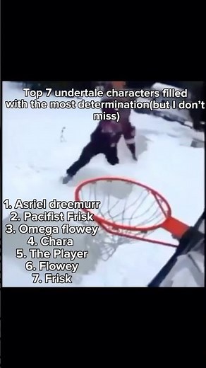 Top 7 undertale characters filled with the most determination #undertale #determination #sans