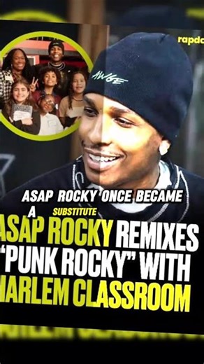 A$AP Rocky Becomes a Substitute Teacher in Harlem—From Rap Star to Classroom!#rap#asaprockytypebeat