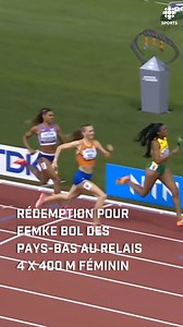 La Néerlandaise Femke Bol se relève avec brio au relais 4 x 400 m 🔥 #athletisme #athlete #paysbas #nederland #medaille #Budapest2023 #sports #rcsports | Radio-Canada Sports