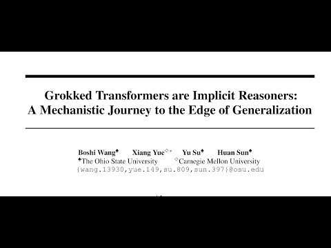 Grokked Transformers are Implicit Reasoners: A Mechanistic Journey to the Edge of Generalization